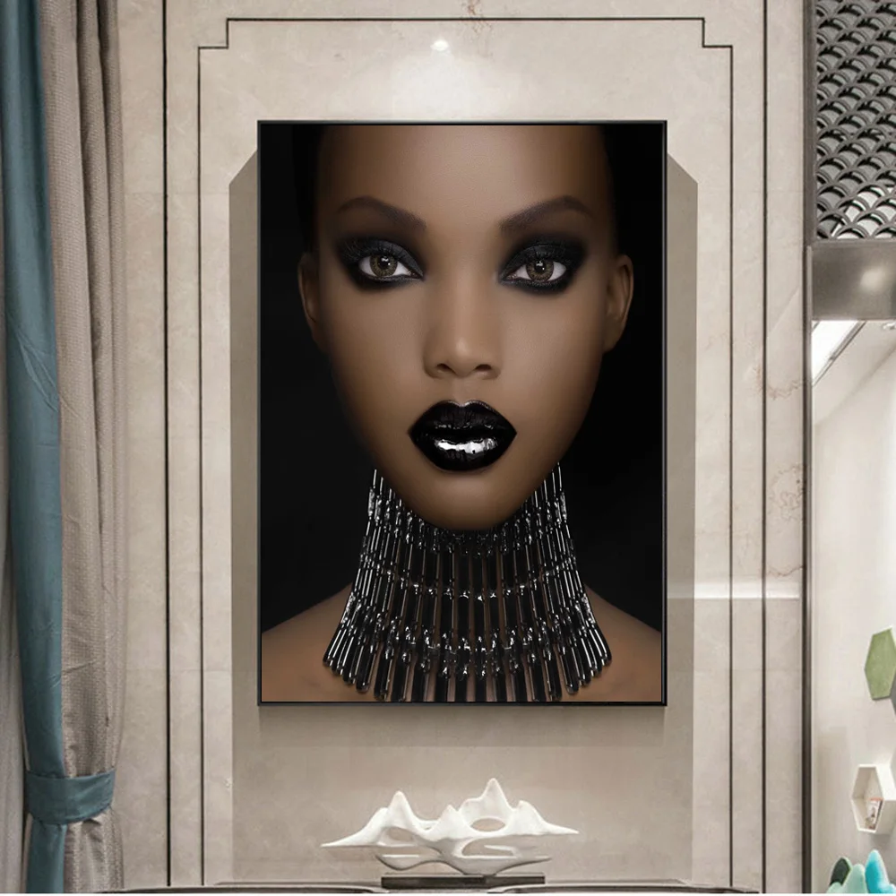 African Model Wall Art Prints Makeup Black Girl Canvas Paintings On The Wall Posters And Prints Modern Canvas Picture Wall Decor
African Model Wall Art Prints Makeup Black Girl Canvas Paintings On The Wall Posters And Prints Modern Canvas Picture Wall Decor