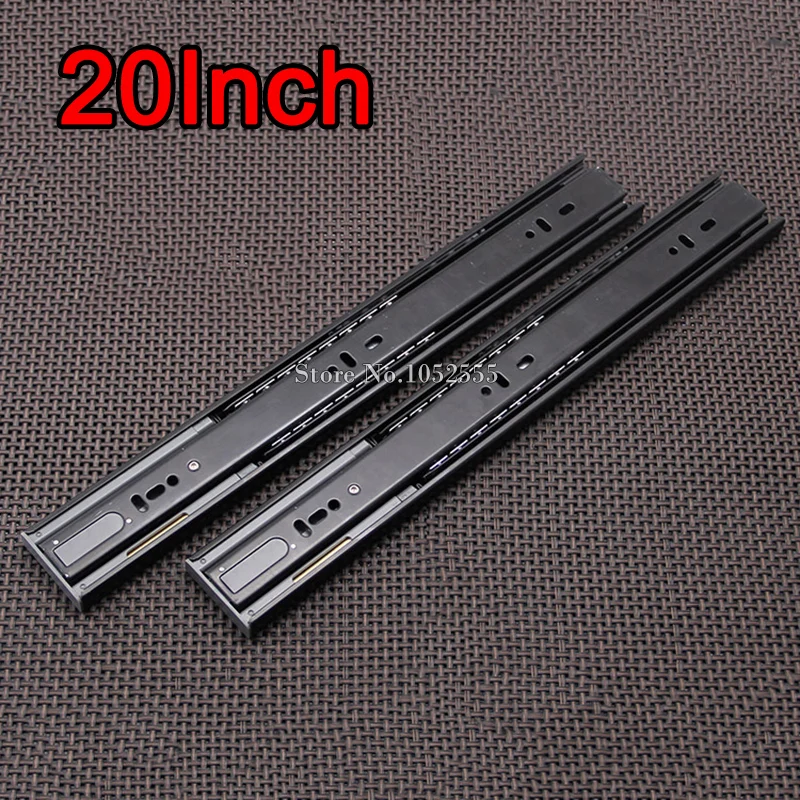 Hot 32Pairs 3 Fold Telescopic 20'' Drawer Runners Steel Ball Drawer/Cupboard/Keyboard Slides Rails Heavy Duty Mute Buffer Rails
Hot 32Pairs 3 Fold Telescopic 20'' Drawer Runners Steel Ball Drawer/Cupboard/Keyboard Slides Rails Heavy Duty Mute Buffer Rails
