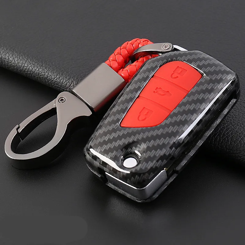 Carbon Fiber 3 buttons Car Key Cover Case For Toyota Camry Highlander Corolla Prado Reiz Crown RAV4 Flip Key Shell KeyChain
Carbon Fiber 3 buttons Car Key Cover Case For Toyota Camry Highlander Corolla Prado Reiz Crown RAV4 Flip Key Shell KeyChain