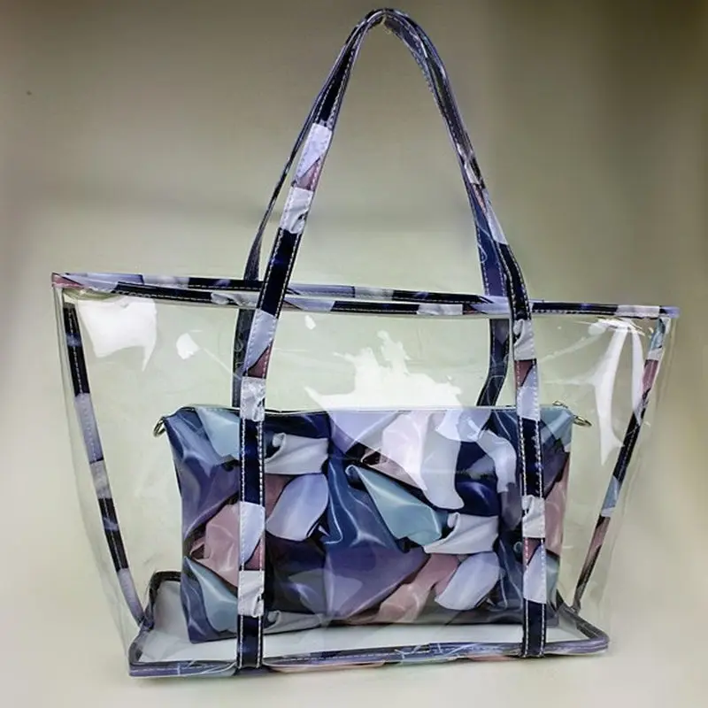 RanHuang 2019 Women Printing Handbags PVC Sandy Beach Handbags Women's Summer Shoulder Bags Fashion Messenger Bags A516