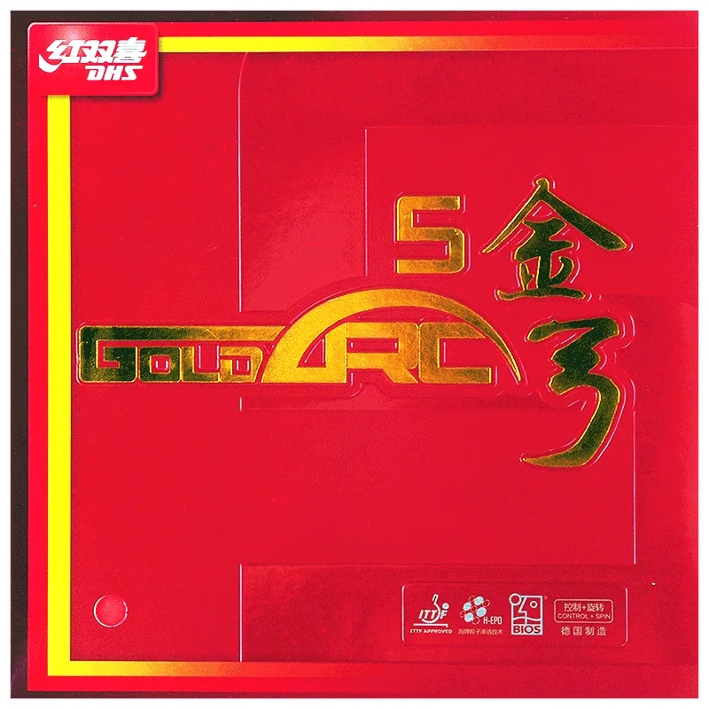 DHS GoldArc 5 Table Tennis Rubber Original made in Germany Gold Arc 5 DHS Ping Pong Sponge
DHS GoldArc 5 Table Tennis Rubber Original made in Germany Gold Arc 5 DHS Ping Pong Sponge