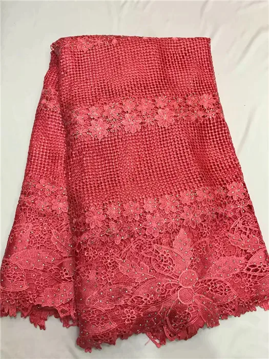 Nice guipure cord lace material water soluble lace fabric with rhinestones for ldy dress ZQW12(5yds/lot)
Nice guipure cord lace material water soluble lace fabric with rhinestones for ldy dress ZQW12(5yds/lot)