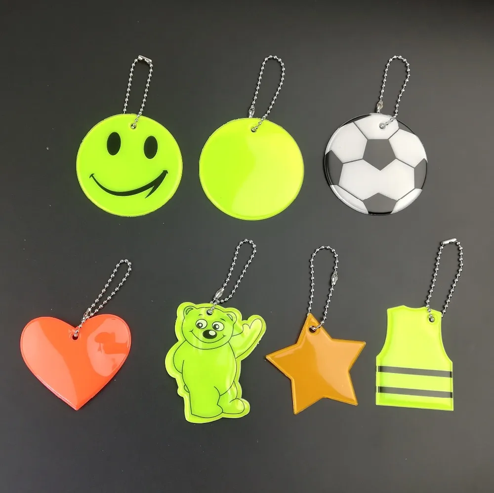 Wholesale 500pcs/lot mix models Soft PVC Reflective keychain bag pendant accessories for visibile safety use
Wholesale 500pcs/lot mix models Soft PVC Reflective keychain bag pendant accessories for visibile safety use