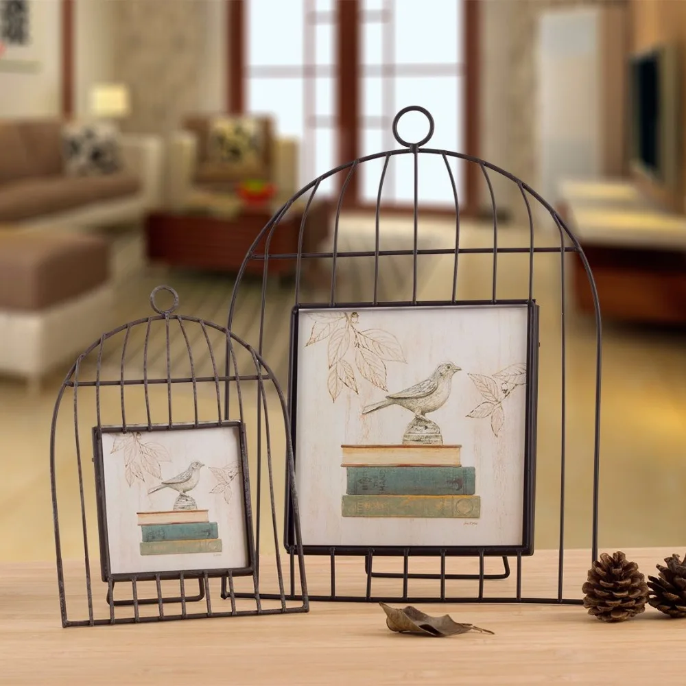 Metal Birdcage Photo Frame Creative Simple Desktop Decoration Modern Personal Photo Frame
Metal Birdcage Photo Frame Creative Simple Desktop Decoration Modern Personal Photo Frame