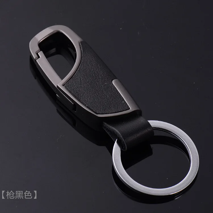 Men's Fashion Creative Metal Leather Strap Car Keyring Keychain Key Chain Ring Keyfob Gift Ap22 Oct20 2018 | Автомобили и