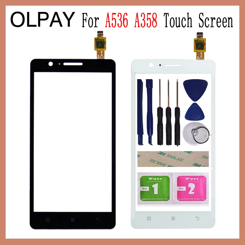5 0 ''Переднее стекло телефона для Lenovo A536 A358 A358T сенсорный экран Сенсорная