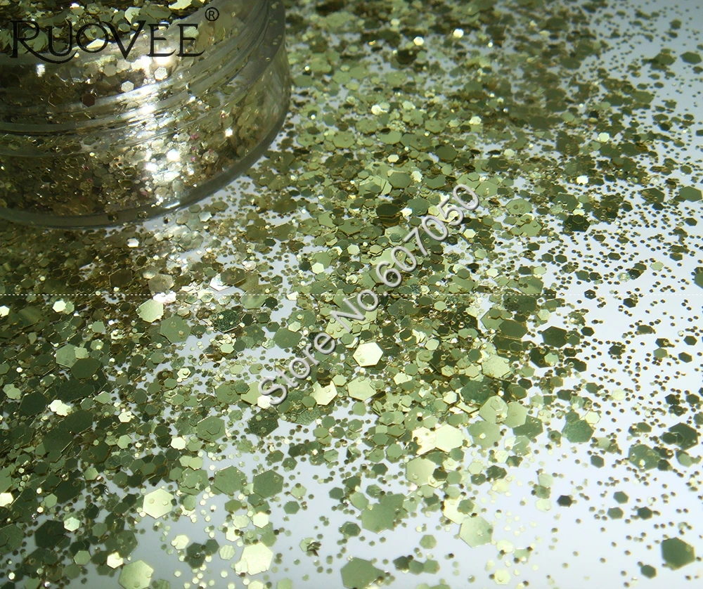 Mix Glitter Champagne Gold Metallic Luster Hexagon Sequin Paillette Spangle Powder Shape for Nail Art Glitter Craft Decoration
Mix Glitter Champagne Gold Metallic Luster Hexagon Sequin Paillette Spangle Powder Shape for Nail Art Glitter Craft Decoration