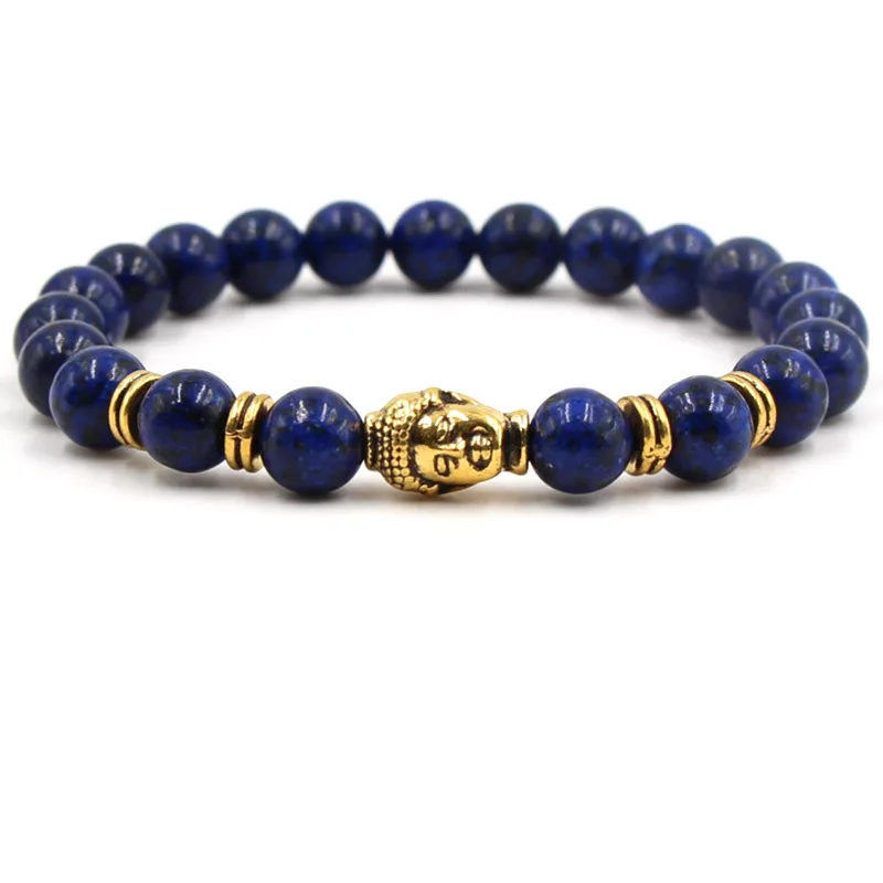 HOBBORN Classic Buddha Head Men Bracelet Handmade 8mm Chakra Natural Stone Strand Beads Bracelets Healing Meditation Jewelry
HOBBORN Classic Buddha Head Men Bracelet Handmade 8mm Chakra Natural Stone Strand Beads Bracelets Healing Meditation Jewelry