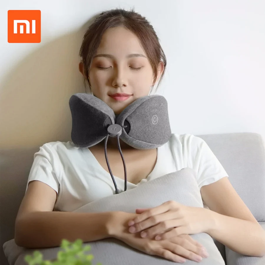 Новейший оригинальный Xiaomi Mijia LF массажер для шеи Подушка расслабления мышечной