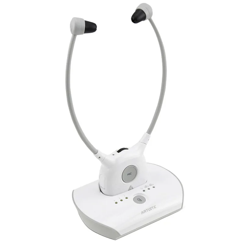 Artiste APH100 TV hearing aid earphone Wireless 2.4G HIFI TV Headphones Commercial Installation Elderly hearing aid with EU plug
Artiste APH100 TV hearing aid earphone Wireless 2.4G HIFI TV Headphones Commercial Installation Elderly hearing aid with EU plug