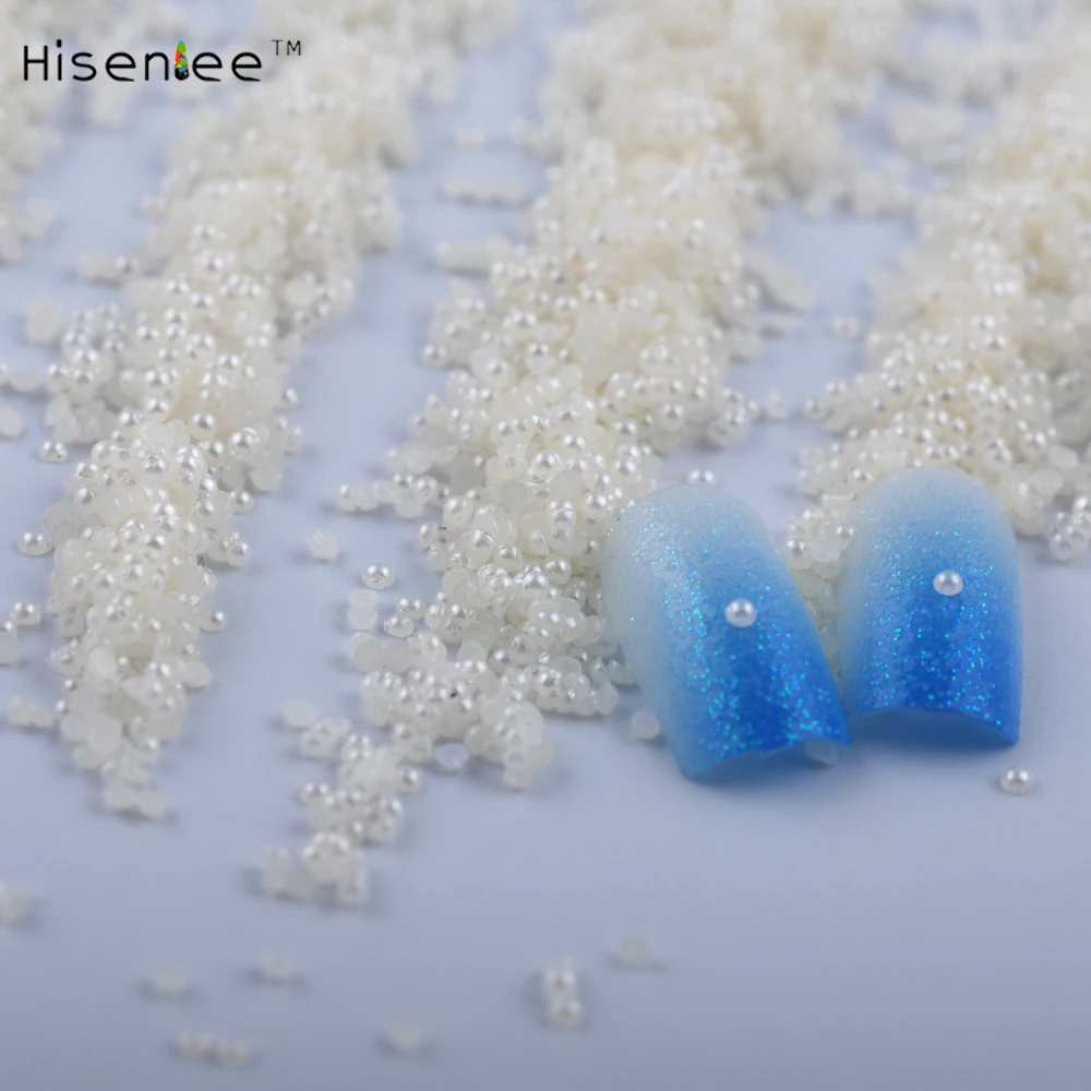Hisenlee 10000pcs/pack White Beige Color Half Pearls Beads Nail Round Pearls 3D Nail Art Decoration
Hisenlee 10000pcs/pack White Beige Color Half Pearls Beads Nail Round Pearls 3D Nail Art Decoration
