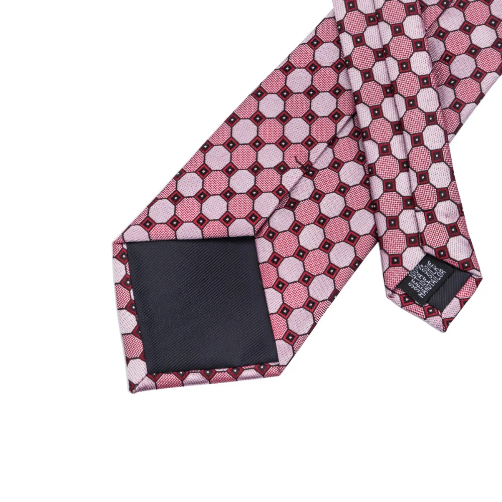 Mens Tie Rosybrown Red Lattice Silk Necktie Tie Hanky Cufflink Set Wedding Party Mens Business Tie C-538
Mens Tie Rosybrown Red Lattice Silk Necktie Tie Hanky Cufflink Set Wedding Party Mens Business Tie C-538