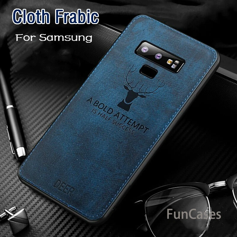 Роскошные ткань Олень чехол для телефона samsung Galaxy S10 E S9 S8 A6 плюс A750 2018 J5 J7 J3 2017 J4 J6 J2