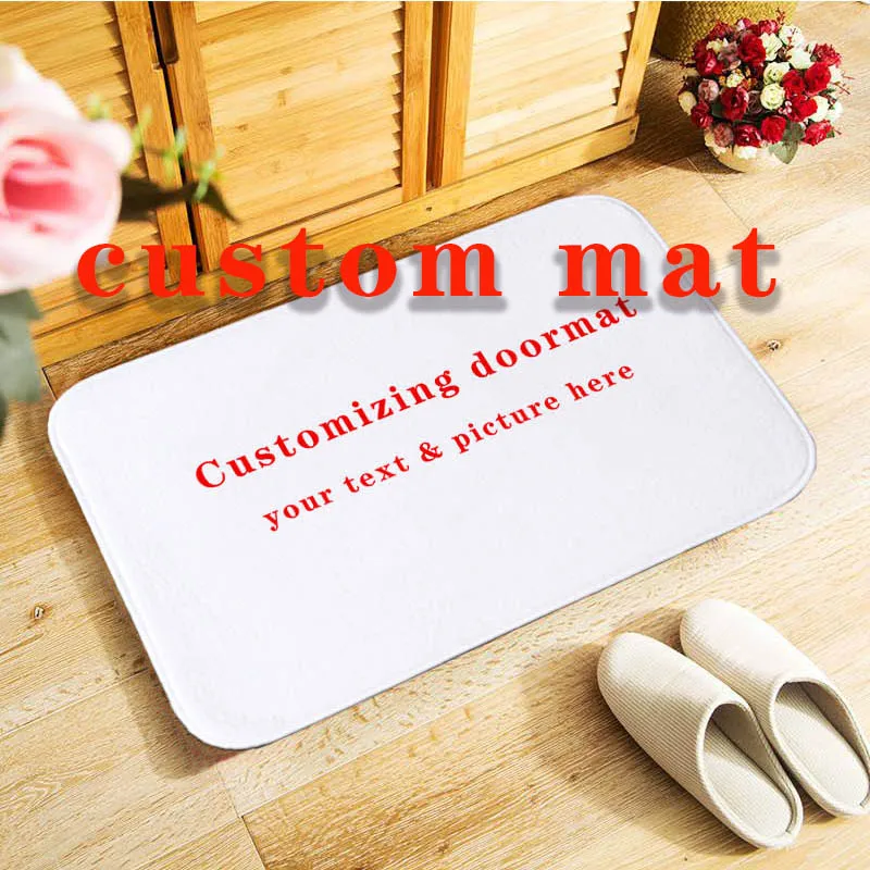 Doormat Custom Mat Anti-Slip Door Mat Printed Your Design Picture Photo Customized Carpet for Bath Door Living Room
Doormat Custom Mat Anti-Slip Door Mat Printed Your Design Picture Photo Customized Carpet for Bath Door Living Room