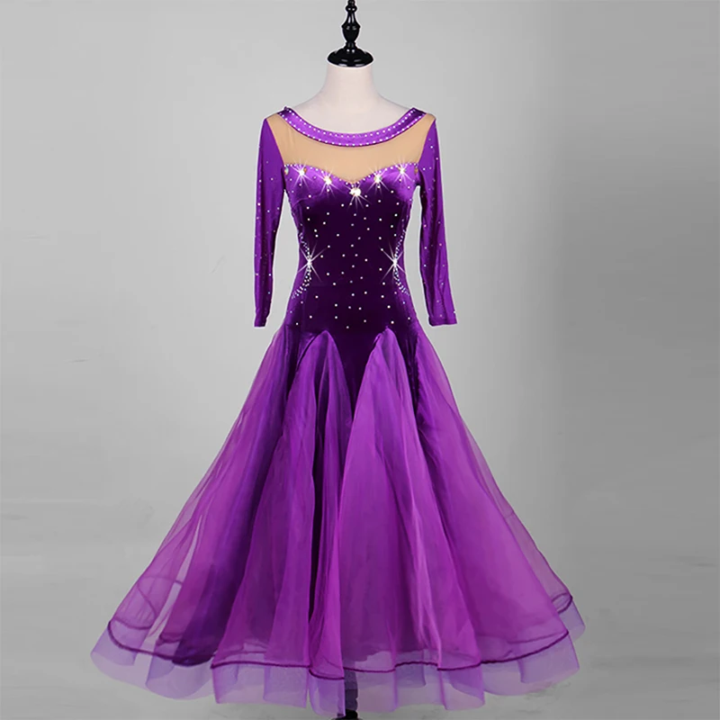 Fantasia Infantil Latin Dance Dresses For Ladies Purple Plus Size Hot Sale Fashions Woman Professional Ballroom Costumes Q11160
Fantasia Infantil Latin Dance Dresses For Ladies Purple Plus Size Hot Sale Fashions Woman Professional Ballroom Costumes Q11160