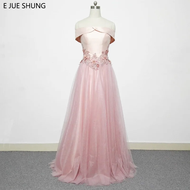E JUE SHUNG Pink Long Evening Dresses 2018 Off The Shoulder Lace Appliques Beaded Prom Dresses Long Formal Dresses abendkleider
E JUE SHUNG Pink Long Evening Dresses 2018 Off The Shoulder Lace Appliques Beaded Prom Dresses Long Formal Dresses abendkleider