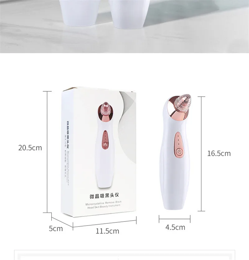 HOT USB Pore Cleansing Tools Skin Care Pore Blackhead Removal Vacuum Suction Tool Facial Dermabrasion Facial Beauty Tool
HOT USB Pore Cleansing Tools Skin Care Pore Blackhead Removal Vacuum Suction Tool Facial Dermabrasion Facial Beauty Tool