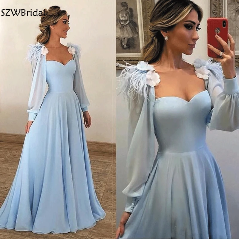 New Arrival Chiffon Long sleeve evening dresses with Feathers Chiffon Evening gown 2023 Abiye elbise Dubai Arabic evening dress
New Arrival Chiffon Long sleeve evening dresses with Feathers Chiffon Evening gown 2023 Abiye elbise Dubai Arabic evening dress