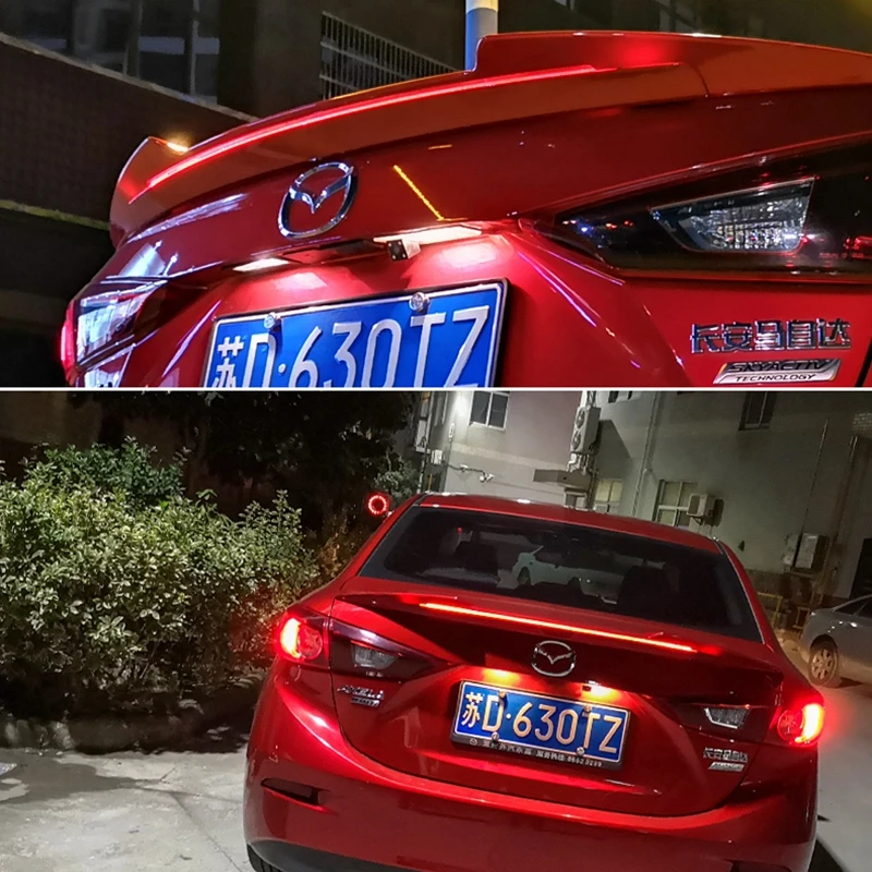 Hot new ABS plastic with LED brake light color tail box wing spoiler auto parts suitable for Mazda 3 Axela sedan 4 doors 14-17UP
Hot new ABS plastic with LED brake light color tail box wing spoiler auto parts suitable for Mazda 3 Axela sedan 4 doors 14-17UP