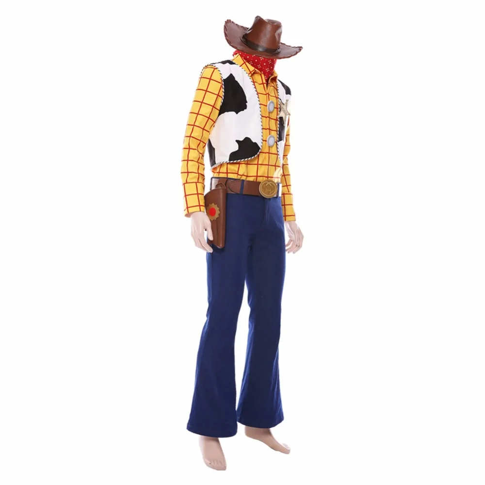 Full Set Toy Cosplay Story Cowboy Sheriff Woody Costume Outfit Halloween Party Costume Custom Made for Adult Men
Full Set Toy Cosplay Story Cowboy Sheriff Woody Costume Outfit Halloween Party Costume Custom Made for Adult Men