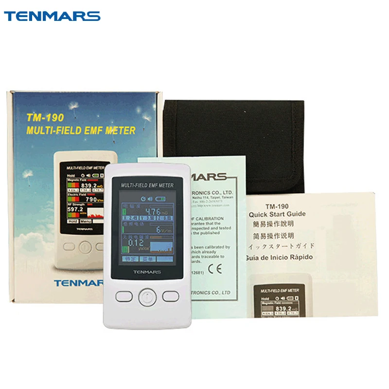 Gauss 3-axis Magnetic Electric RF Field Strenght Digital Electromagnetic Radiation Detector TM-190
Gauss 3-axis Magnetic Electric RF Field Strenght Digital Electromagnetic Radiation Detector TM-190