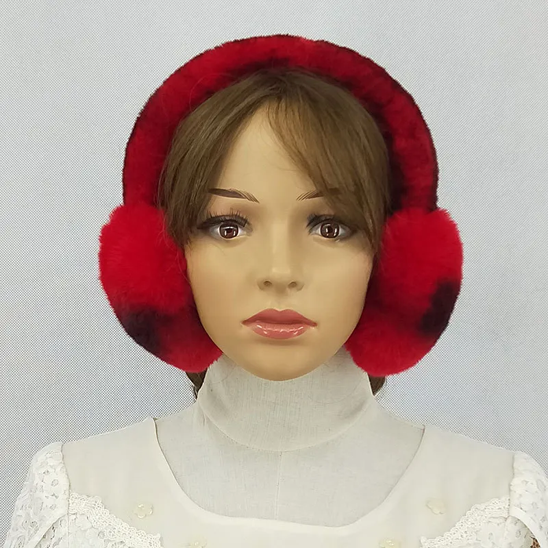 MIARA.L Korean ear cover their real rabbit fur to keep warm after ear package cartoon fashion wear type cold upset earmuffs 
MIARA.L Korean ear cover their real rabbit fur to keep warm after ear package cartoon fashion wear type cold upset earmuffs