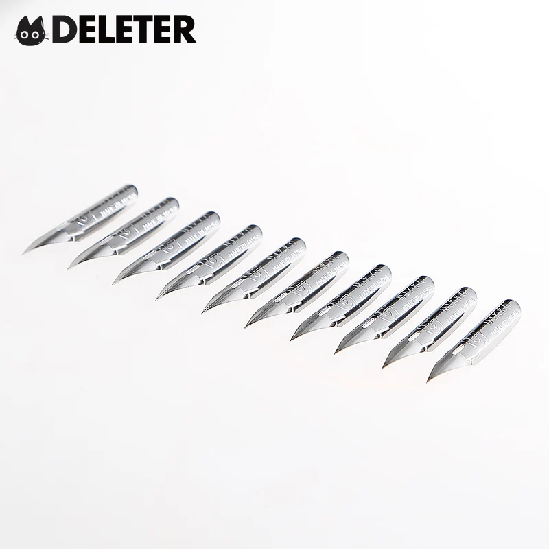 10 шт. Топ Япония делитель Zebra серия комикс D Tib Dip Pen Nib набор|Стержни для ручек| |