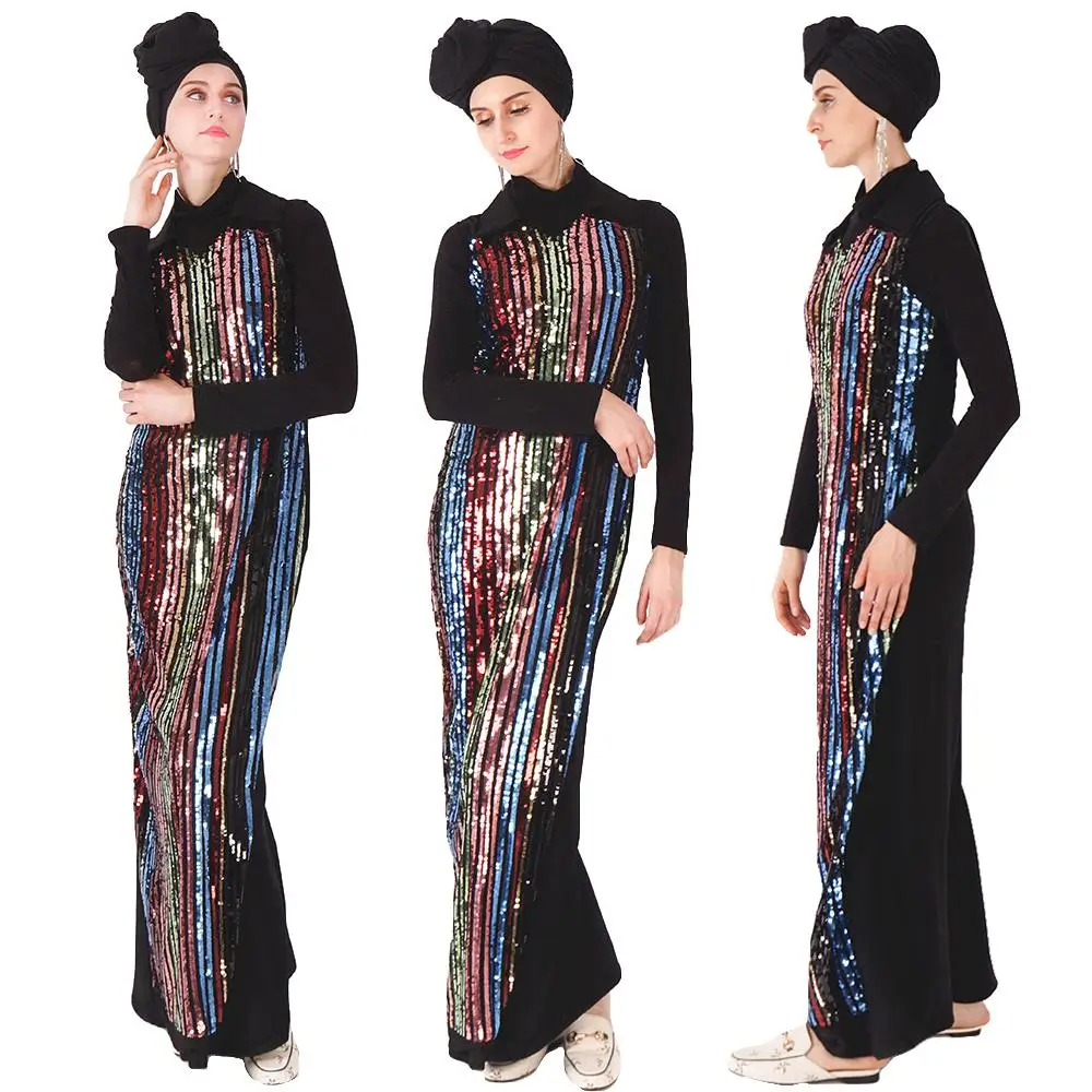 Luxury Muslim Sequins Abaya Lace Maxi Dress Tunic Kimono Long Robe Gowns Jubah Middle East Ramadan Arab Islamic Prayer Clothing
Luxury Muslim Sequins Abaya Lace Maxi Dress Tunic Kimono Long Robe Gowns Jubah Middle East Ramadan Arab Islamic Prayer Clothing