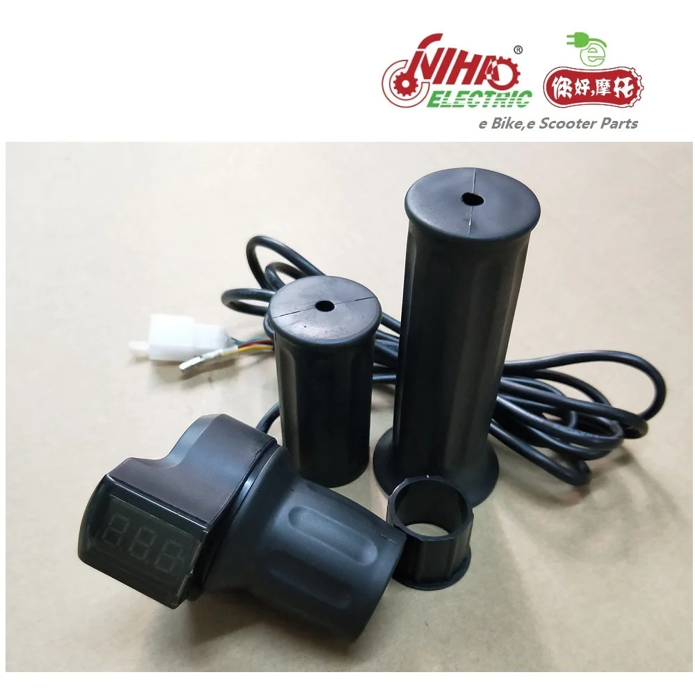 18 E-BIKE 12V-72V Ebike Half Twist Throttle With LED Digital Voltage Display E Bike Bicycle Electric Scooter NIHAO MOTOR ZTECH
18 E-BIKE 12V-72V Ebike Half Twist Throttle With LED Digital Voltage Display E Bike Bicycle Electric Scooter NIHAO MOTOR ZTECH