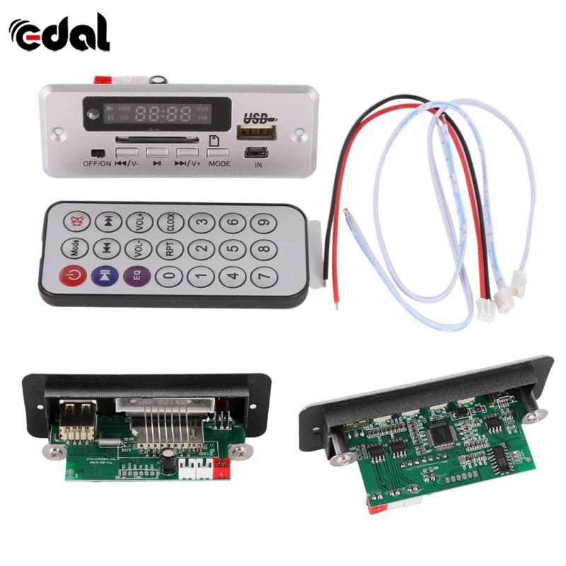Фото EDAL полезный Беспроводной MP3 плеер декодер доска аудио модуль USB TF - купить