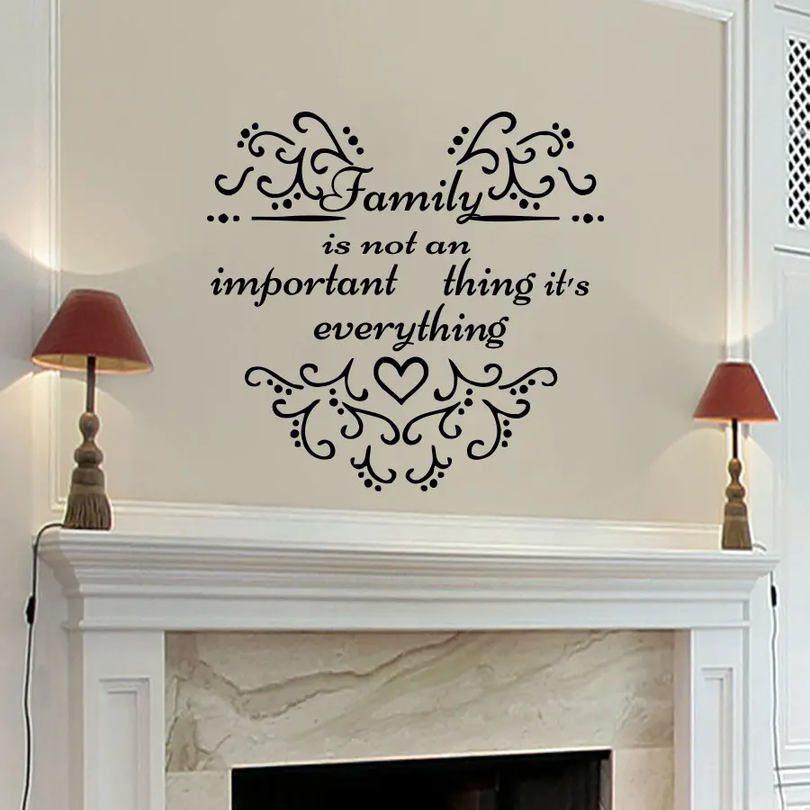 ZOOYOO Family Is Not An Important Thing It'S Everything Wall Stickers Vinyl Flower Pattern Home Decor Bedroom Decoration
ZOOYOO Family Is Not An Important Thing It'S Everything Wall Stickers Vinyl Flower Pattern Home Decor Bedroom Decoration