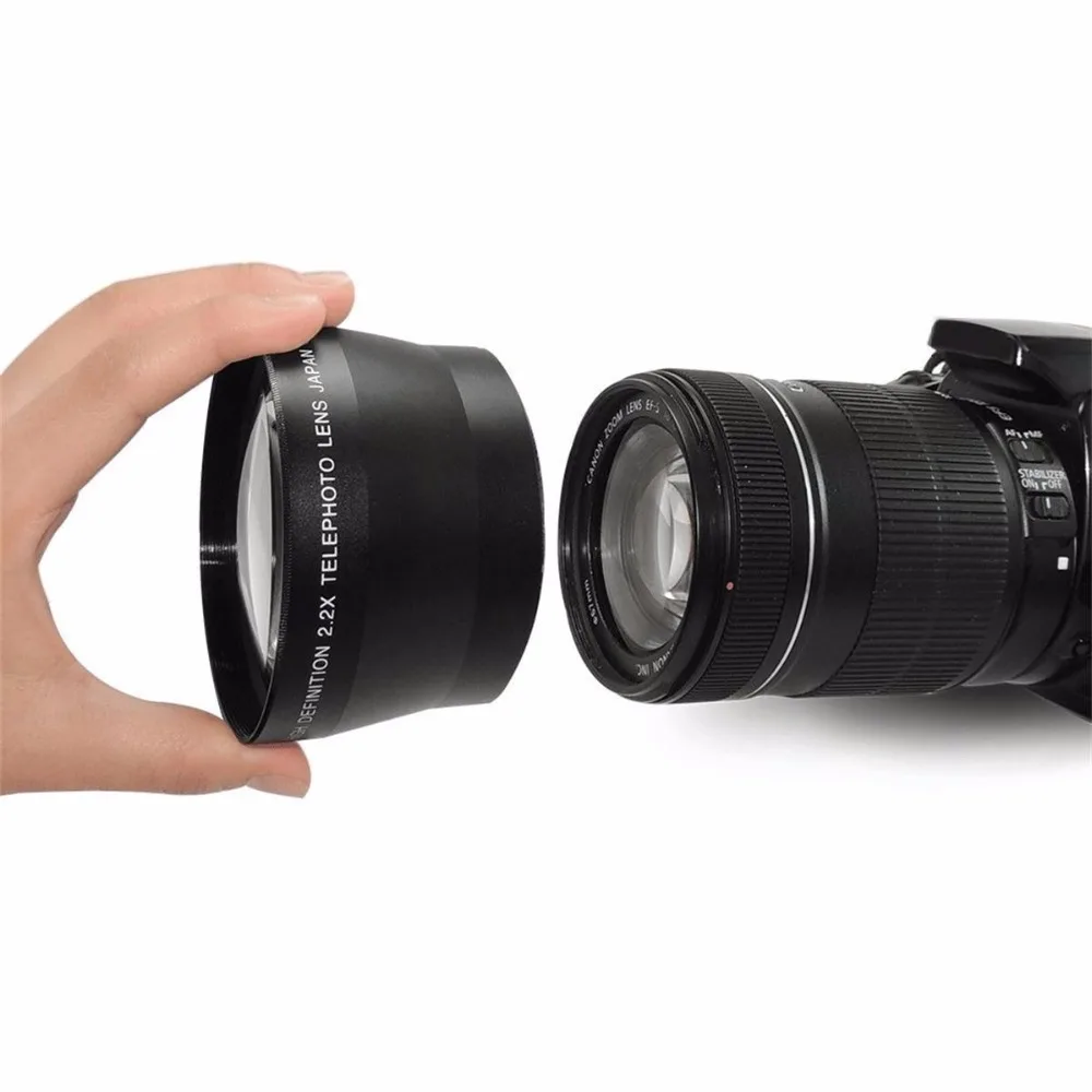 

Lightdow 72mm 2.2X High Definition Affiliated Telephoto Lens for Canon Nikon OLYMPUS Pentax Sony All 67mm Thread Camera Lens