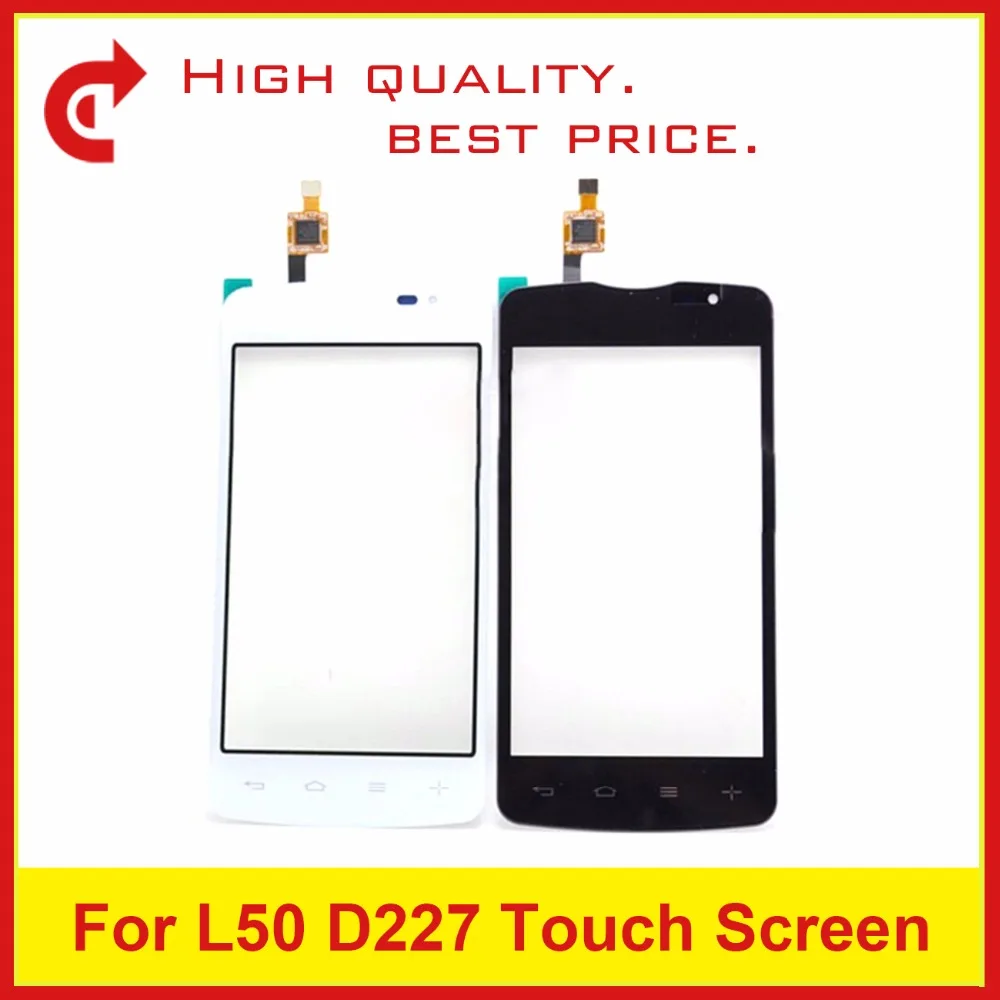 High Quality 4.0" For LG L50 D213 Dual L50 D227 Glass Lens Touch Screen Digitizer Sensor Outer Panel Black Tracking Code
High Quality 4.0" For LG L50 D213 Dual L50 D227 Glass Lens Touch Screen Digitizer Sensor Outer Panel Black Tracking Code