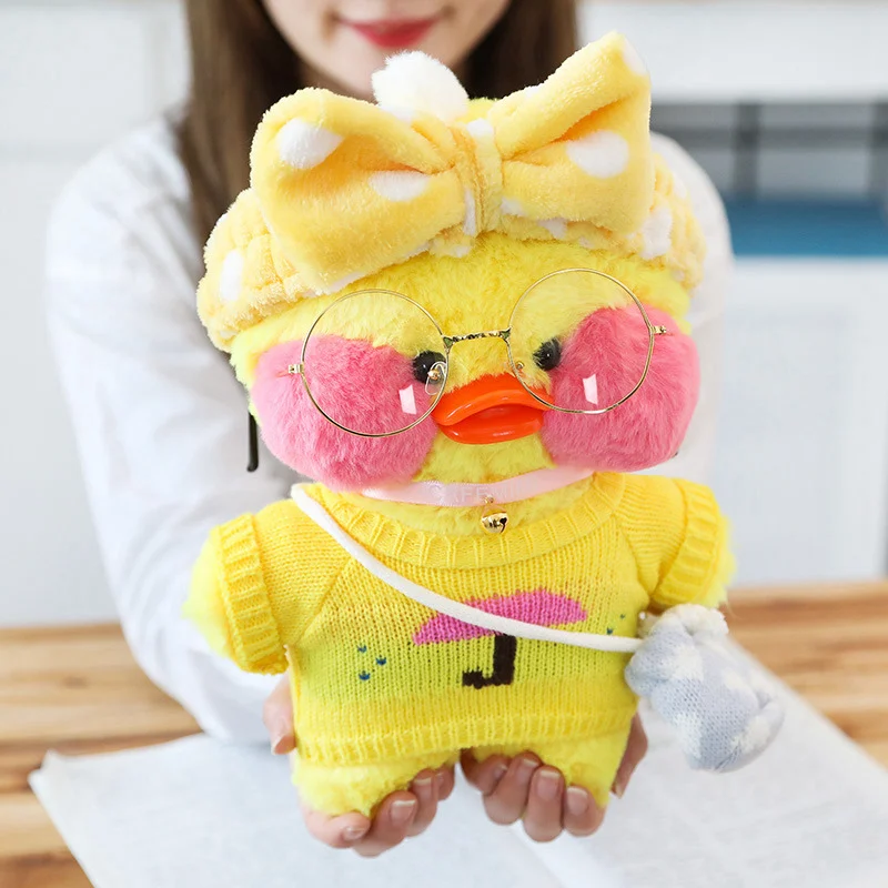 Kawaii LaLafanfan Cafe Mimi Duck Plush Toy Cartoon Cute Duck Stuffed Doll Soft Animal Dolls Kids Toys Birthday Gift for Child
Kawaii LaLafanfan Cafe Mimi Duck Plush Toy Cartoon Cute Duck Stuffed Doll Soft Animal Dolls Kids Toys Birthday Gift for Child