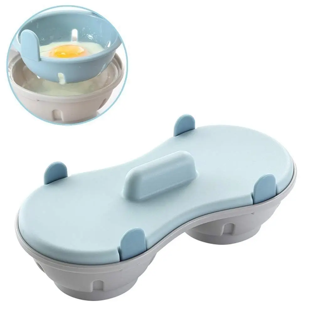 Микроволновая печь яйцо-пашот кухонная посуда двойная чашка двойной пещера