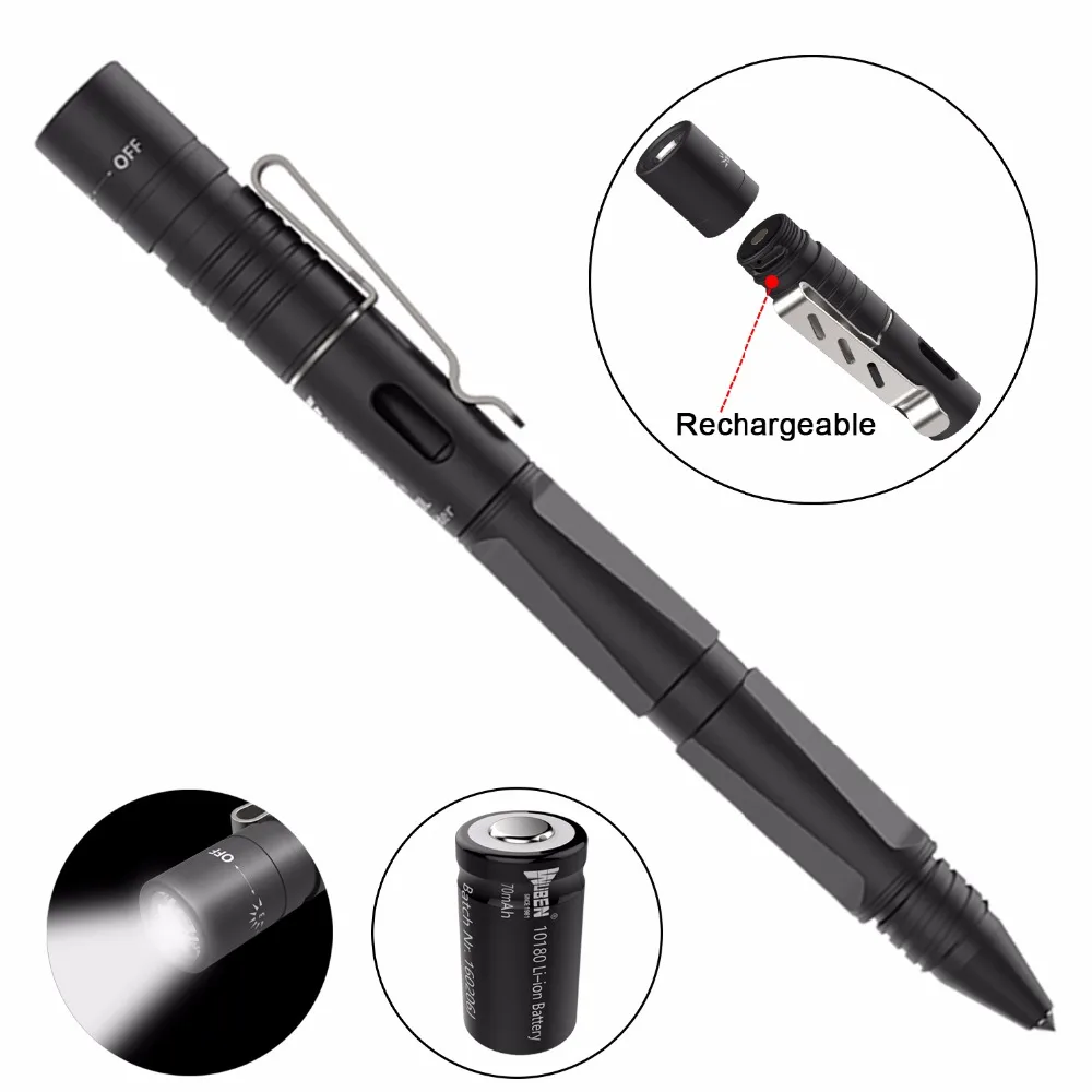 WUBEN TP10L-LG Pen Light Portable LED Flashlight Multifunctional Tactical Lantern USB Rechargeable CREE Self-defense Camping
WUBEN TP10L-LG Pen Light Portable LED Flashlight Multifunctional Tactical Lantern USB Rechargeable CREE Self-defense Camping