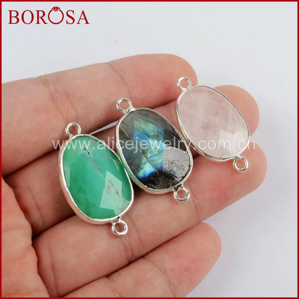 BOROSA 10PCS Silver Color Teardrop Labradorite Natural Multi-kind Faceted Connectors Jewelry for Bracelets S1559
BOROSA 10PCS Silver Color Teardrop Labradorite Natural Multi-kind Faceted Connectors Jewelry for Bracelets S1559