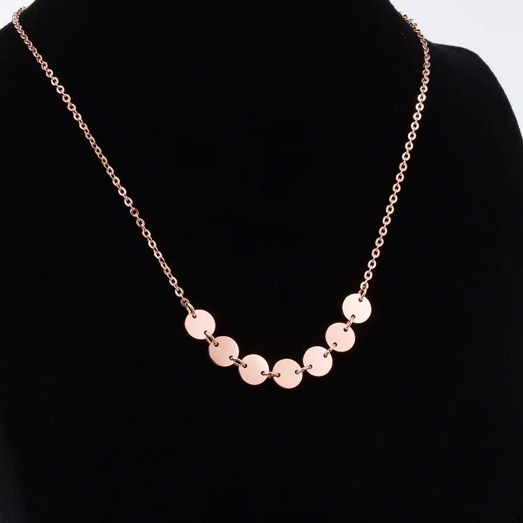 YUN RUO Rose Gold Silver Color Modern Stylish Sequin Necklace Woman Chain 316 L Stainless Steel Jewelry Never Fade Hot Sell 2017
YUN RUO Rose Gold Silver Color Modern Stylish Sequin Necklace Woman Chain 316 L Stainless Steel Jewelry Never Fade Hot Sell 2017