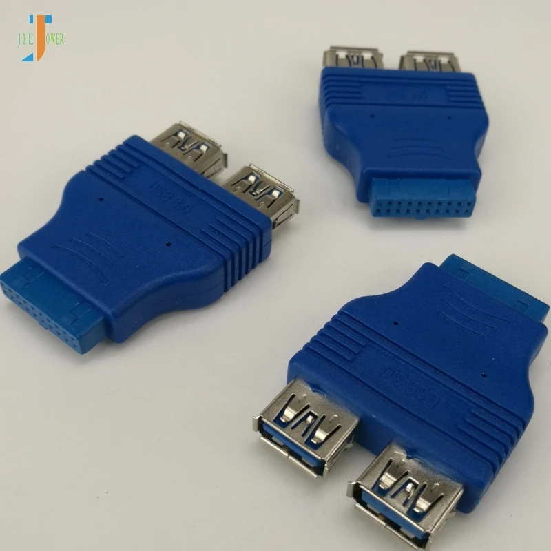 500 шт./лот оптовая продажа 20-контактный на 2 USB 3.0 USB3.0 переходник для кабеля Разъем для компьютерной материнской платы синий
500 шт./лот оптовая продажа 20-контактный на 2 USB 3.0 USB3.0 переходник для кабеля Разъем для компьютерной материнской платы синий