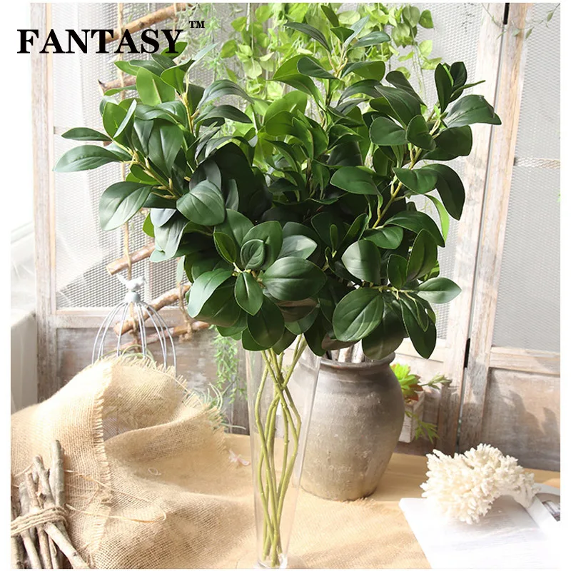 80cm Large Artificial Milan Plant leaves Fake Eucalyptus Silk False Leafs Green Simulation Tree Foliage For Garden Home Decor
80cm Large Artificial Milan Plant leaves Fake Eucalyptus Silk False Leafs Green Simulation Tree Foliage For Garden Home Decor