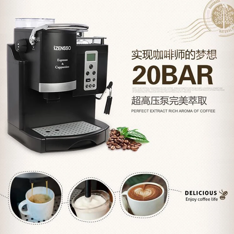 Korea Brand SN-3035 Automatic Espresso Machine Coffee Maker with Grind Bean and Froth Milk for Home
Korea Brand SN-3035 Automatic Espresso Machine Coffee Maker with Grind Bean and Froth Milk for Home