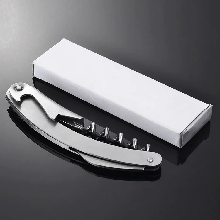 High quality 100pcs Stainless Corkscrew Hinged Waiters Wine Bottle Opener Foil Cutte Tool Free Shipping
High quality 100pcs Stainless Corkscrew Hinged Waiters Wine Bottle Opener Foil Cutte Tool Free Shipping