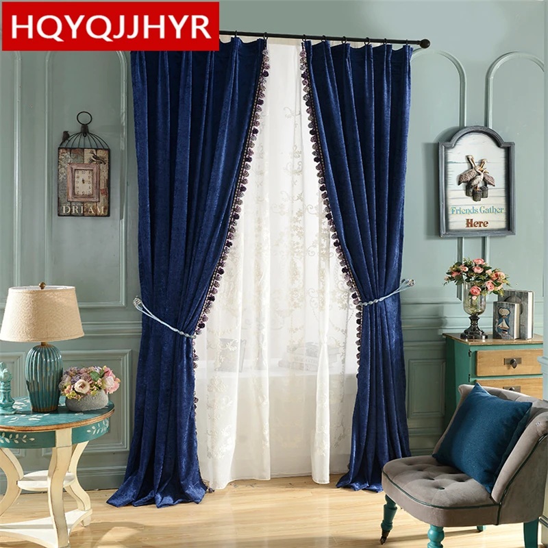 Custom-made high-end American bedroom floor curtains Blackout Classic luxury solid color curtains for Living Room /kitchen
Custom-made high-end American bedroom floor curtains Blackout Classic luxury solid color curtains for Living Room /kitchen