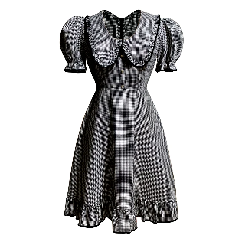 Vestido Longo Ukraine Sale Short Dress Zanzea Woman Retro High Waist Puff Sleeve Doll Collar Plaid Summer French Campanulaceae
Vestido Longo Ukraine Sale Short Dress Zanzea Woman Retro High Waist Puff Sleeve Doll Collar Plaid Summer French Campanulaceae