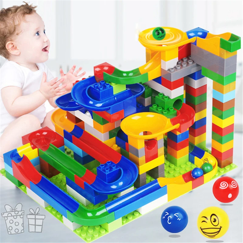 Fun Lock Duplo Marble гоночный лабиринт, Шариковая дорожка, строительные блоки, набор, дети, обучающая игрушка кирпичи, дети
Fun Lock Duplo Marble гоночный лабиринт, Шариковая дорожка, строительные блоки, набор, дети, обучающая игрушка кирпичи, дети