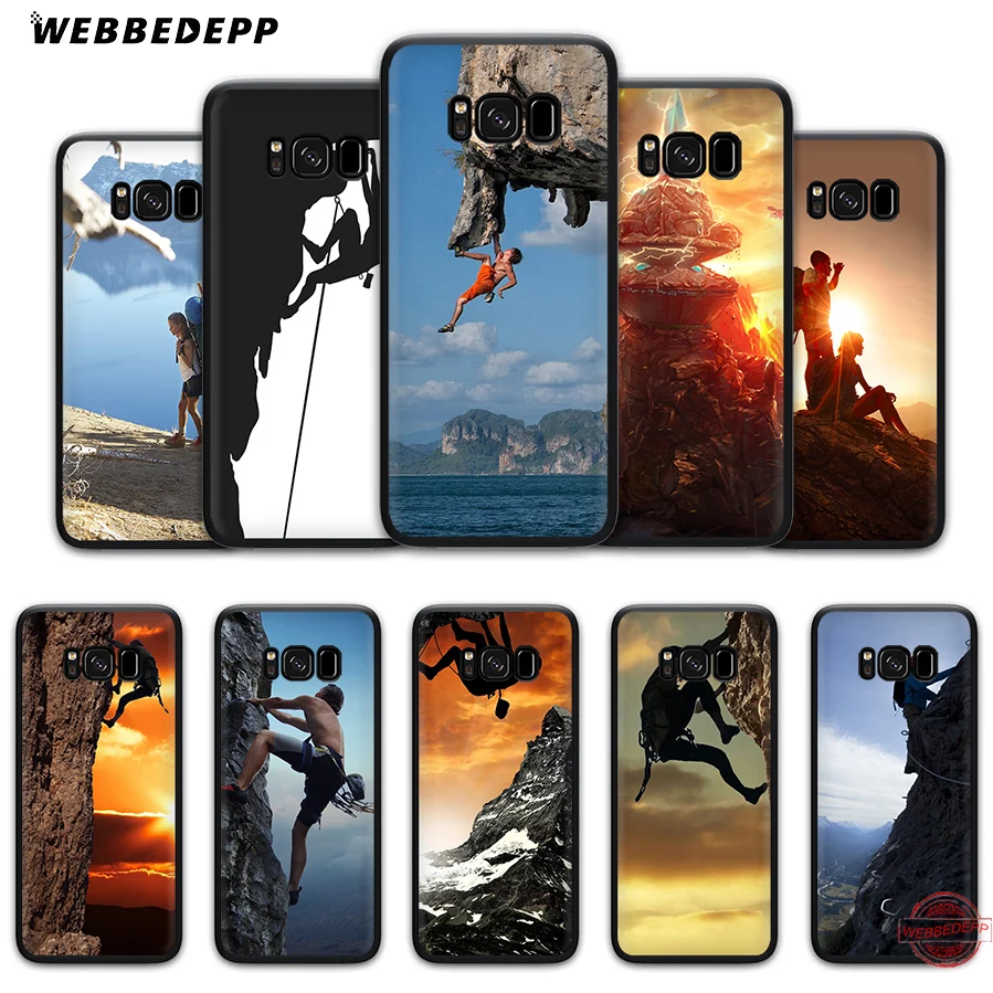 WEBBEDEPP мягкий чехол для занятий альпинизмом и приключениями Samsung A3 A5 A6 A7 A8 A9 S6 S7 Edge S8