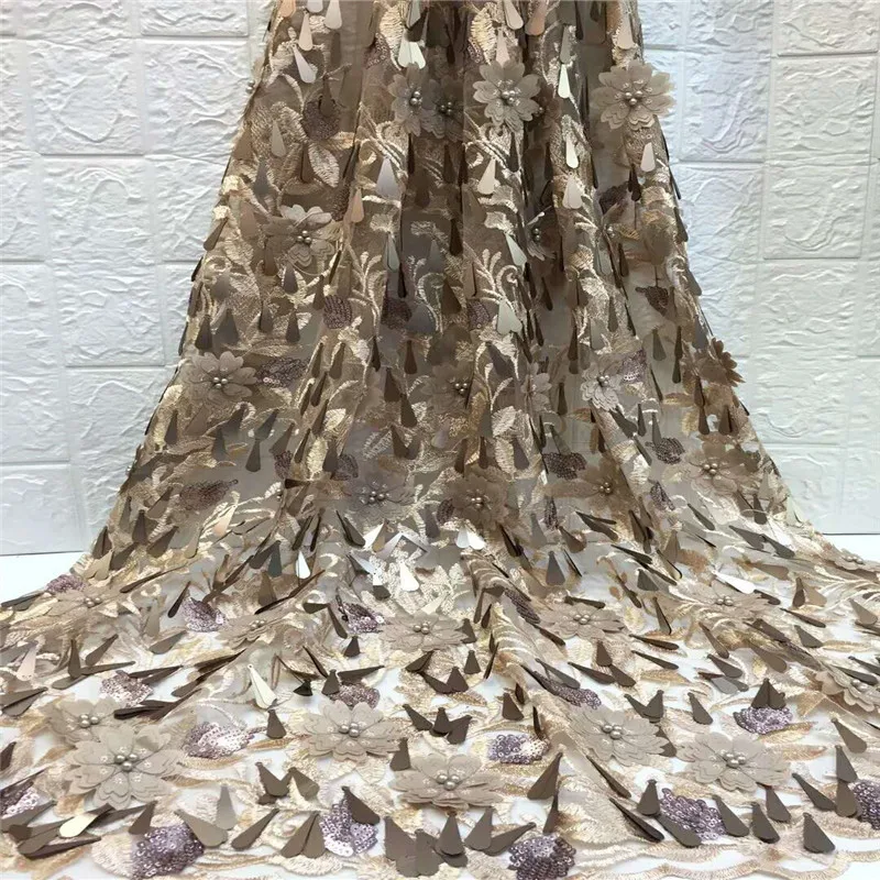 HFX Nigeria Beaded Wine 3d Flower French Lace Sequins Fabric High Quality Tulle Embroidery Lace Fabric For Evening Dress X1183-2
HFX Nigeria Beaded Wine 3d Flower French Lace Sequins Fabric High Quality Tulle Embroidery Lace Fabric For Evening Dress X1183-2