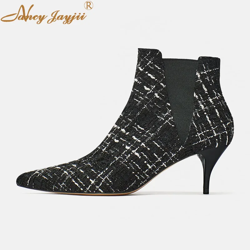 Spring/Autumn Women Adult Boots Ladies Shoes Mixed Colors Ankle Pointed Toe High Thin heels Concise Nancyjayjii Novelty 2019
Spring/Autumn Women Adult Boots Ladies Shoes Mixed Colors Ankle Pointed Toe High Thin heels Concise Nancyjayjii Novelty 2019