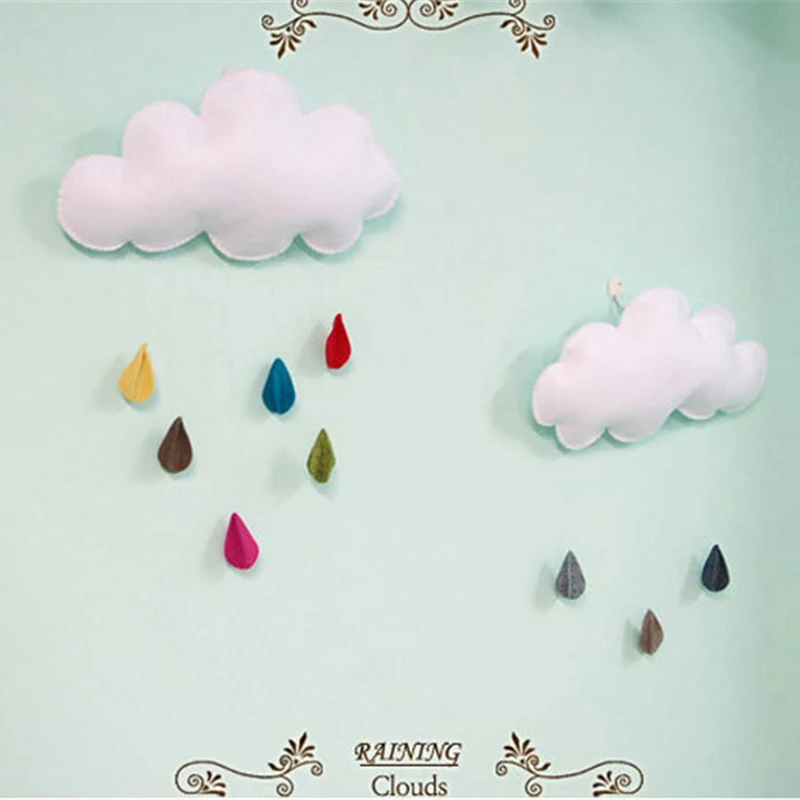 Baby Pillow Kids Room Decoration Handmade Boys Raining Clouds Water Drop Girls Bed Hanging Teepees Tent Toy For Children
Baby Pillow Kids Room Decoration Handmade Boys Raining Clouds Water Drop Girls Bed Hanging Teepees Tent Toy For Children