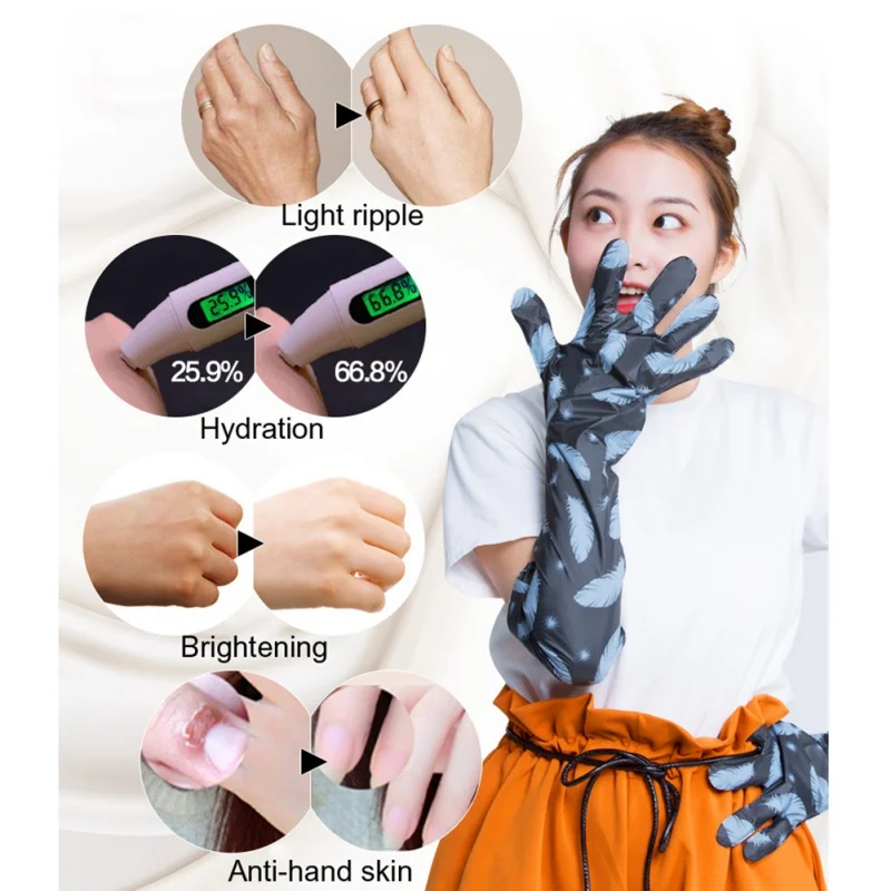 2 шт. вулканических увлажняющий экстракт Маски для рук супер маски перчатки руки